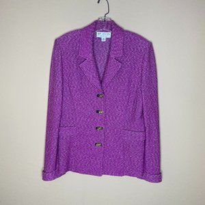 st john santana knit blazer jacket